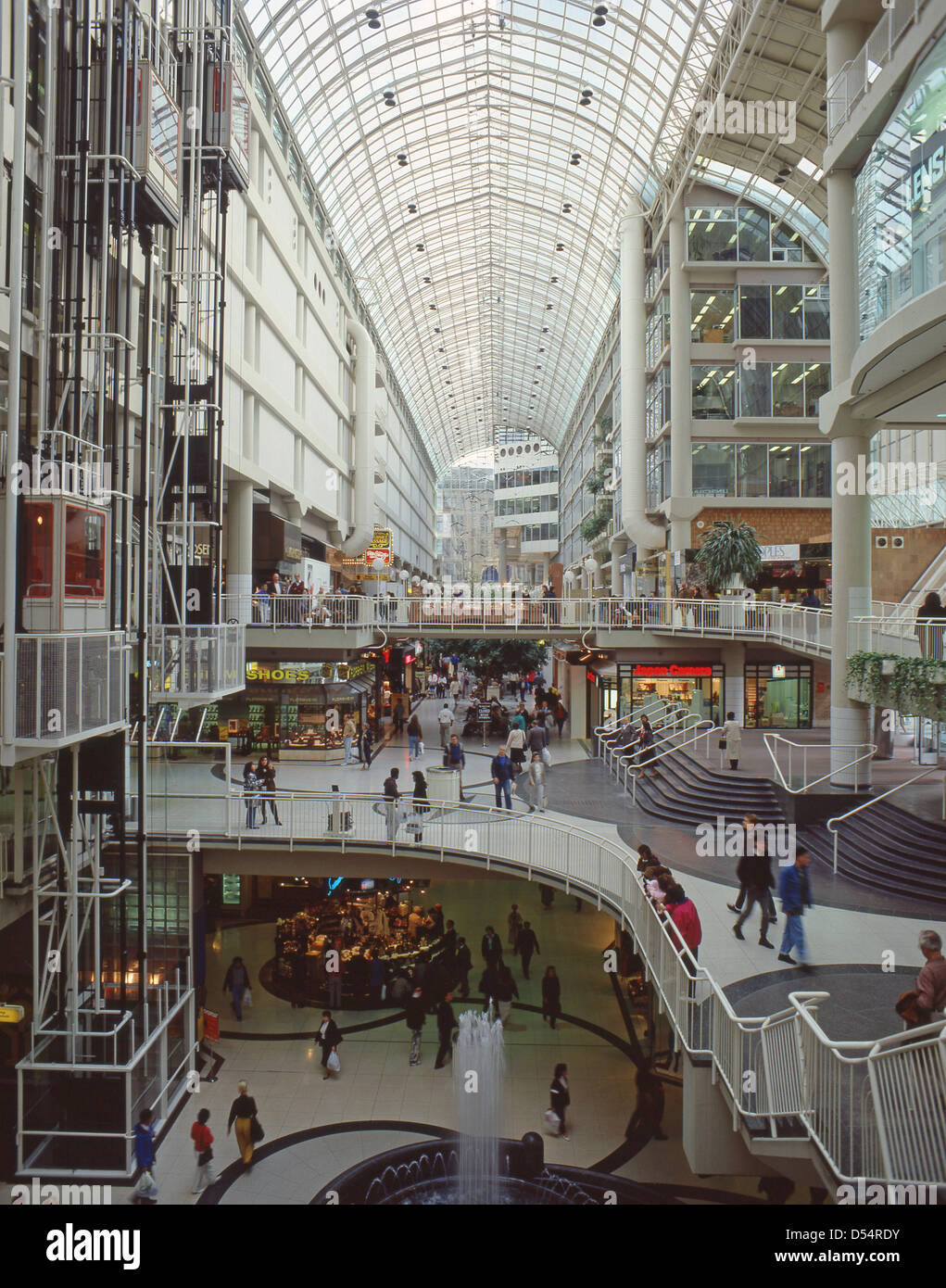 The Toronto Eaton Centre, Queen Street West, Toronto, Ontario, Canada