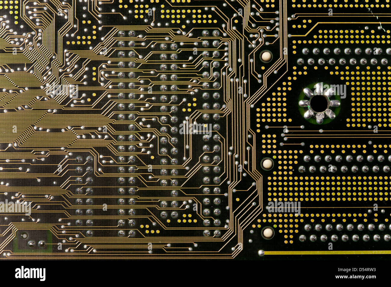 Berlin, Germany, Close-up of a circuit board Stock Photo