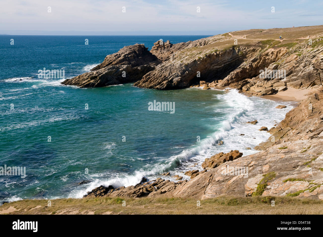 Point Bara, Cote Sauvage, Brittany, France Stock Photo