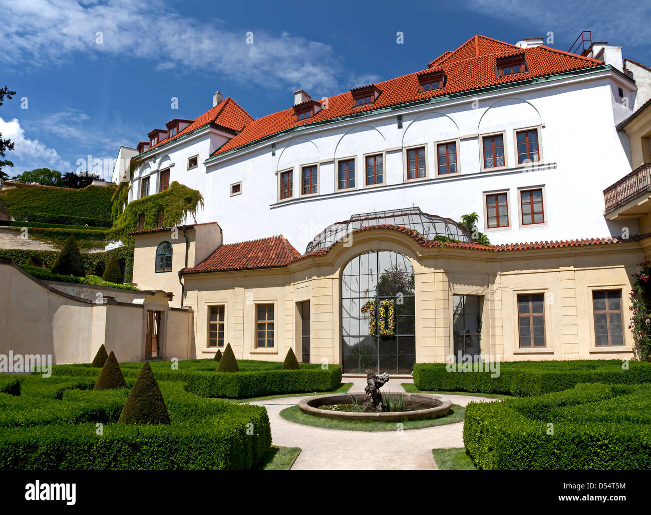 Prague - Vrtbovska Garden in Lesser Town Stock Photo