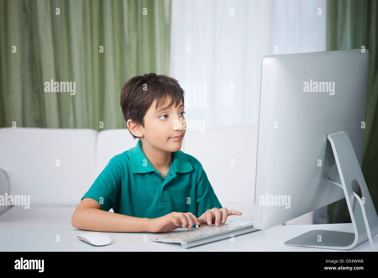 Lagos, Portugal: February 2021; Young boy playing the online game platform,  Roblox on a PC at home Stock Photo - Alamy