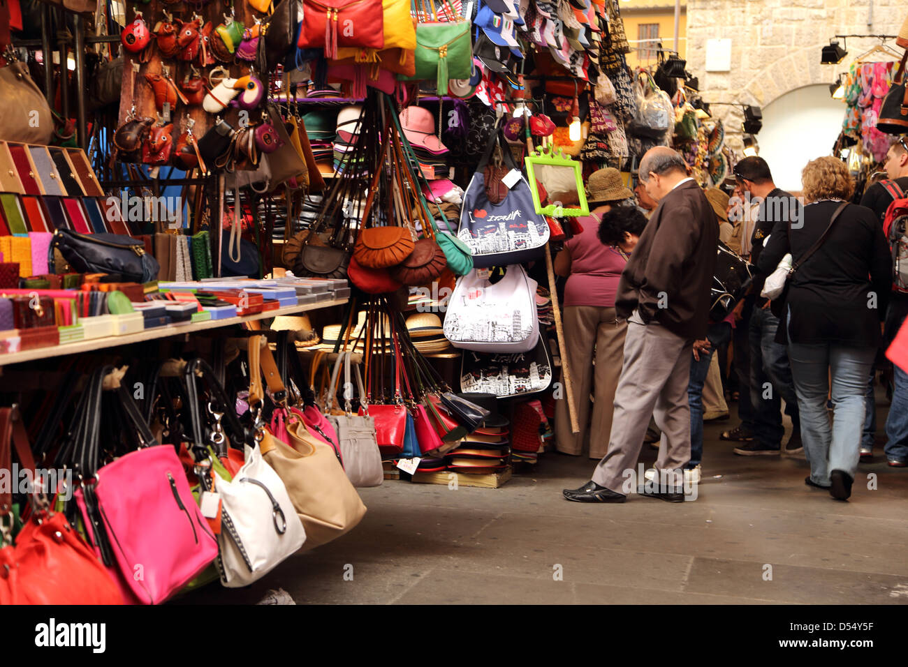 Market florence bags hi-res stock photography and images - Alamy