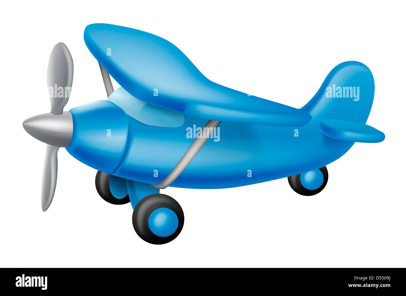 An illustration of a cute little cartoon blue prop plane, perhaps a child toy Stock Photo - Alamy An illustration of a cute little cartoon blue prop plane, perhaps a child toy Stock Photo - Alamy