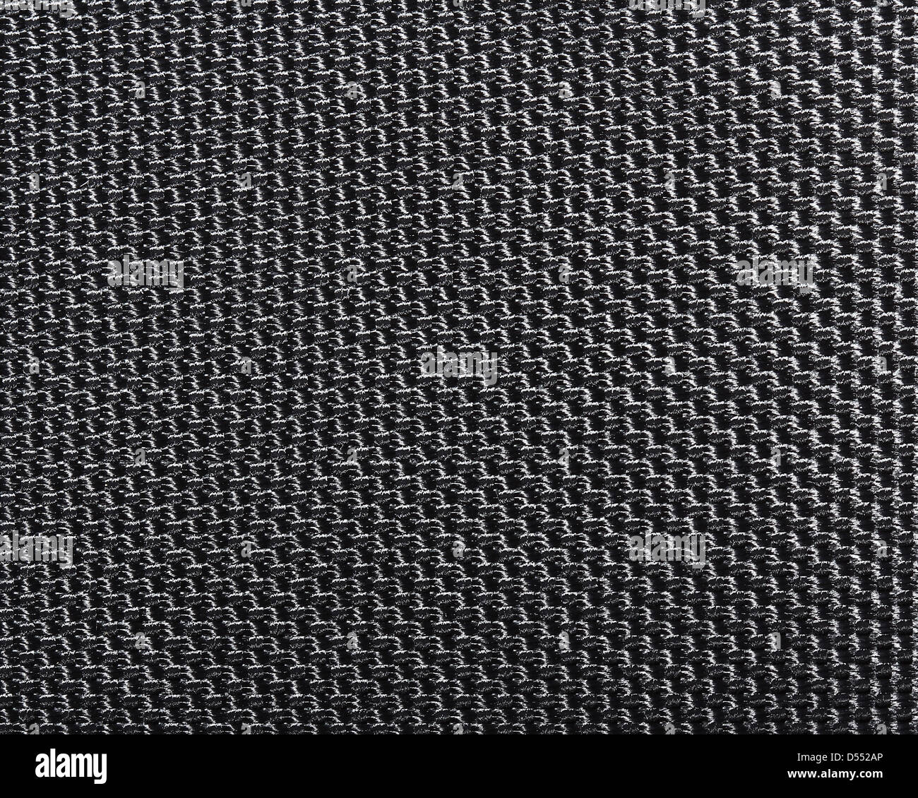 Black polyester texture Stock Photo