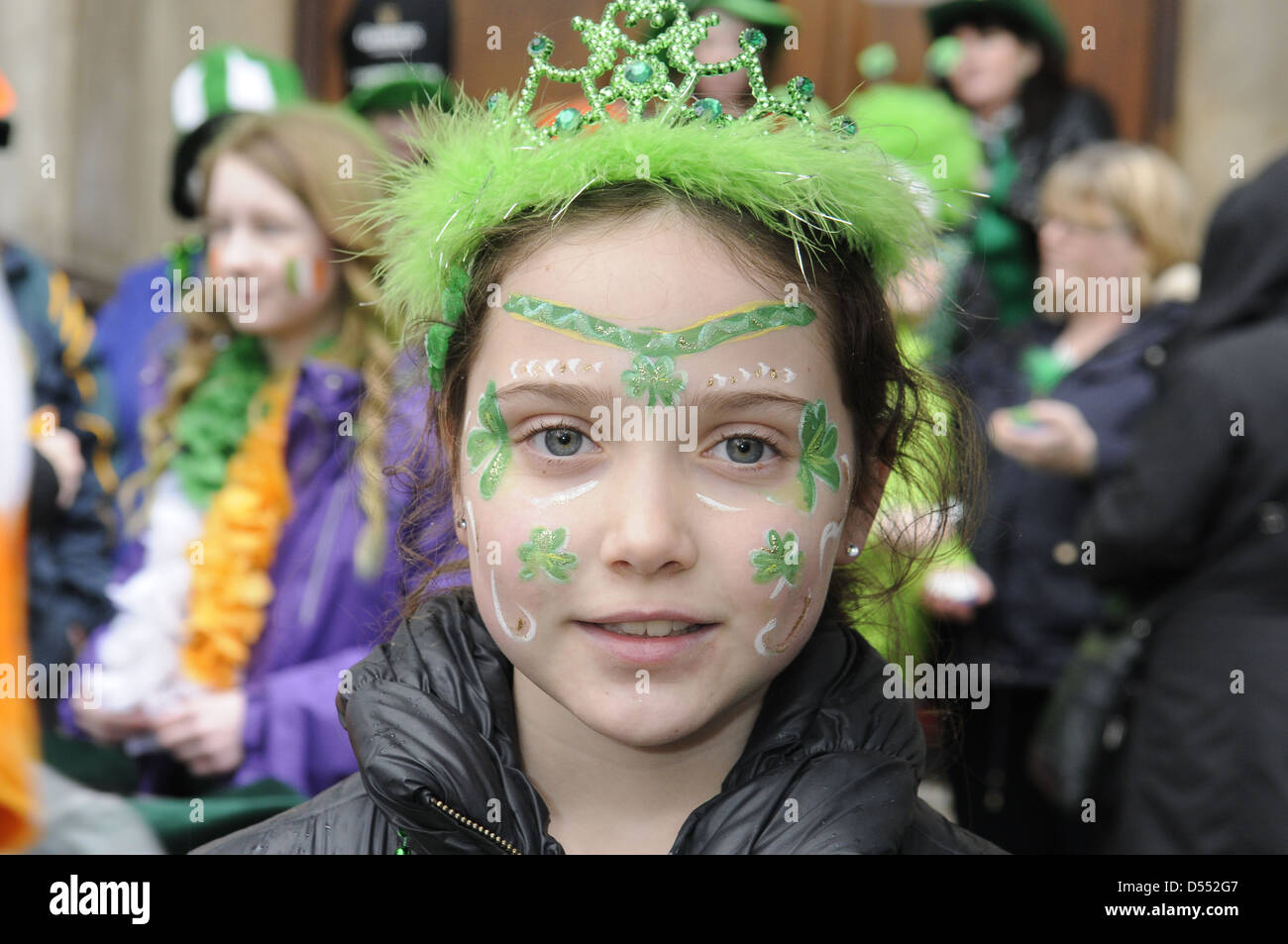 St Patrick's Day Parade Stock Photo Alamy
