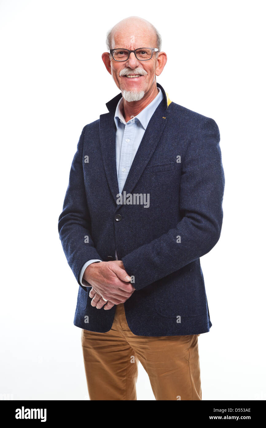 Old man gray hair beard hi-res stock photography and images - Alamy