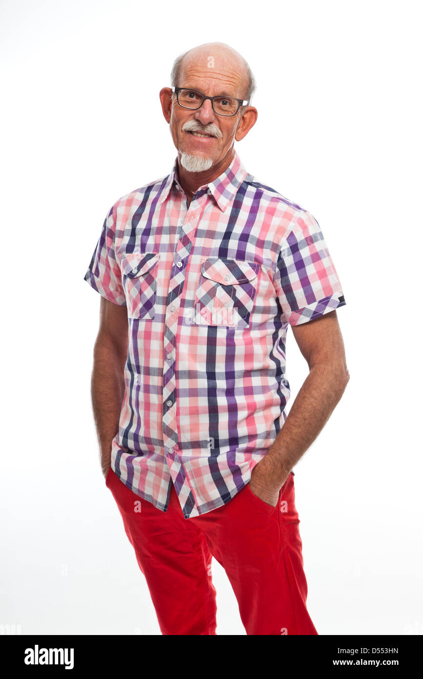 Happy teacher senior man hi-res stock photography and images - Alamy