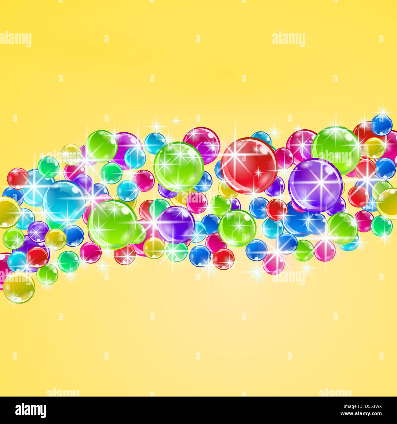 Vector background with colorful bubbles Stock Photo - Alamy