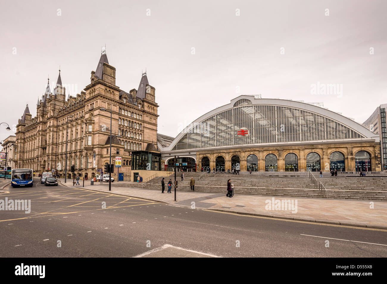 Lime Street station Liverpool. Stock Photo