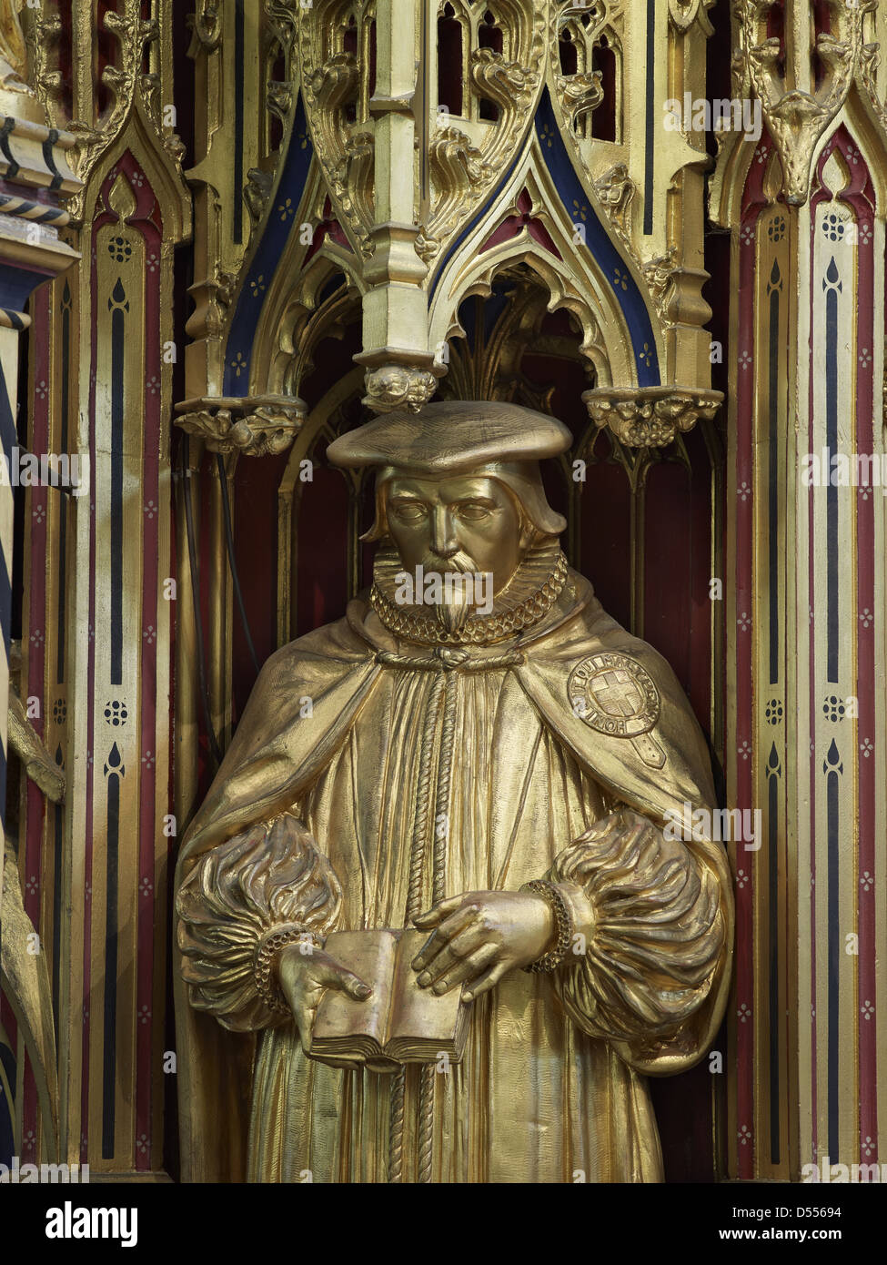 Southwark Cathedral Bishop Lancelot Andrewes Stock Photo
