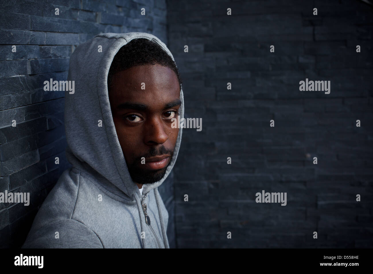 Portrait photographs of Swansea City winger Nathan Dyer, taken at The Liberty Stadium, Swansea. Stock Photo