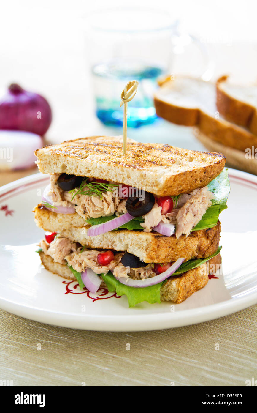 Tuna sandwich hires stock photography and images Alamy