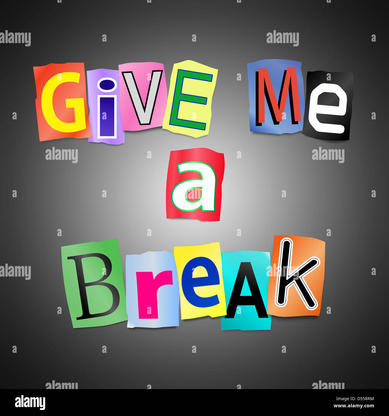 Give me a break Stock Photo Alamy