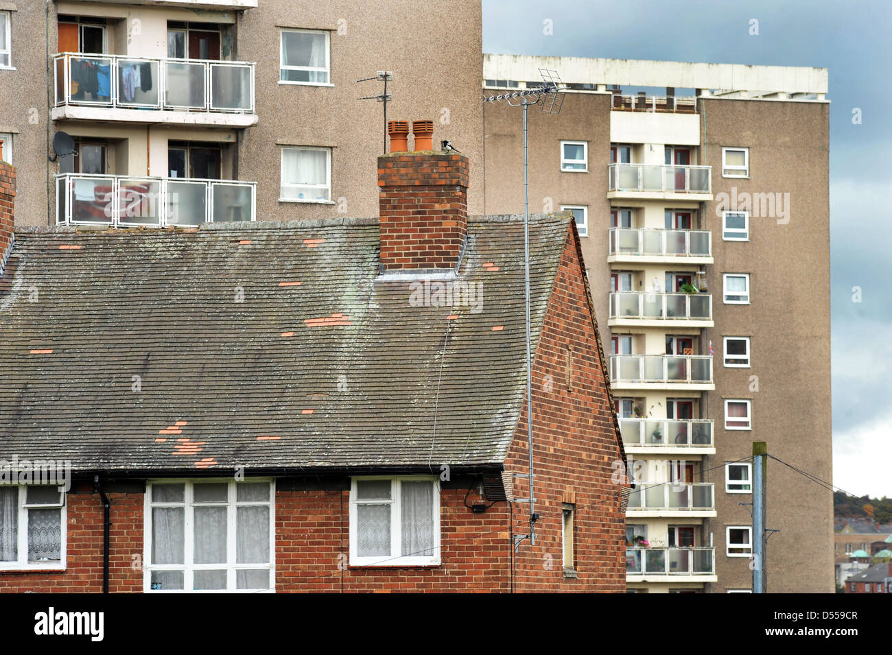 Leeds Social housing, UK Stock Photo Alamy