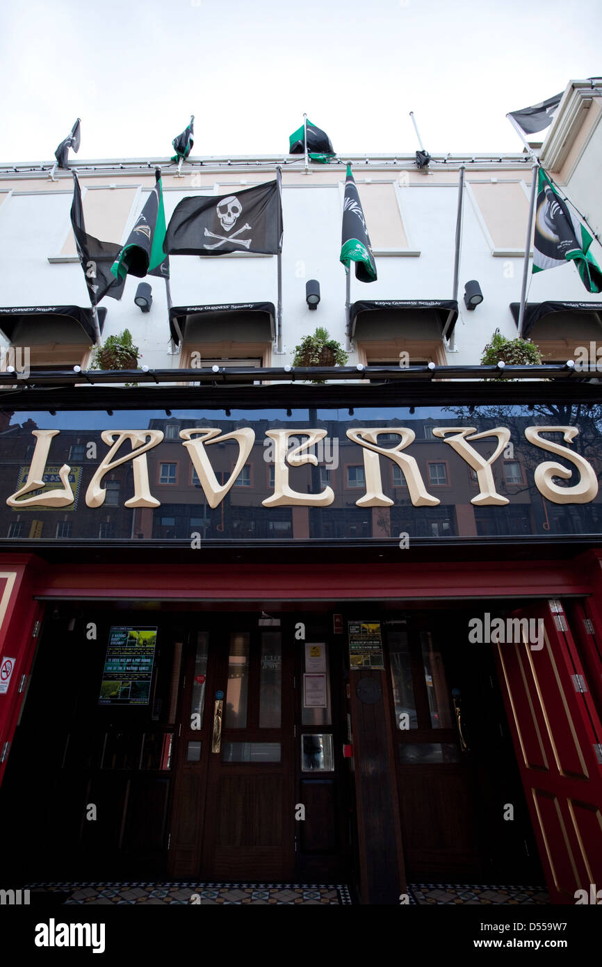 Laverys, Belfast, Northern Ireland, Pub, Entertainment, Night Life Stock Photo