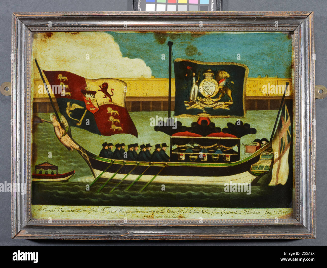 Saint Paul's Cathedral, Nelson funeral barge Stock Photo Alamy