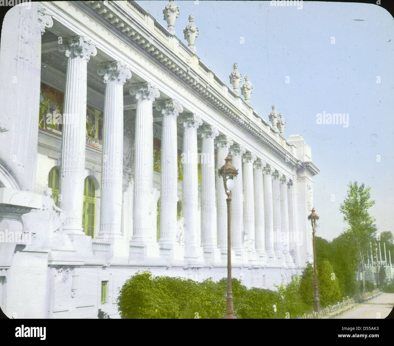 Paris Exposition: Grand Palais, Paris, France, 1900 Stock Photo