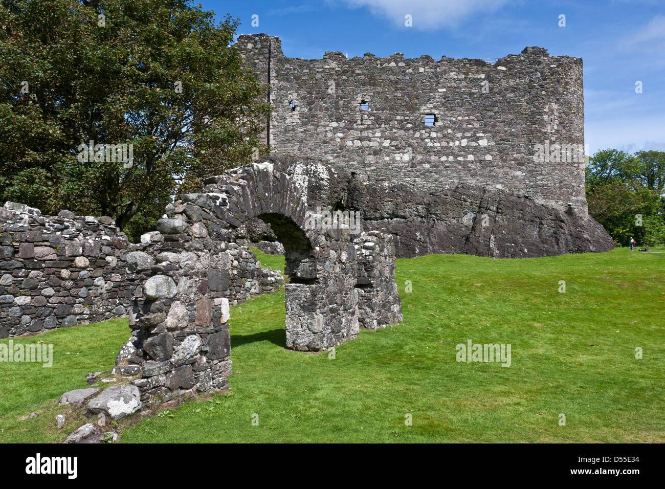 Dunstaffnage Castle Argyll Scotland Stock Photo