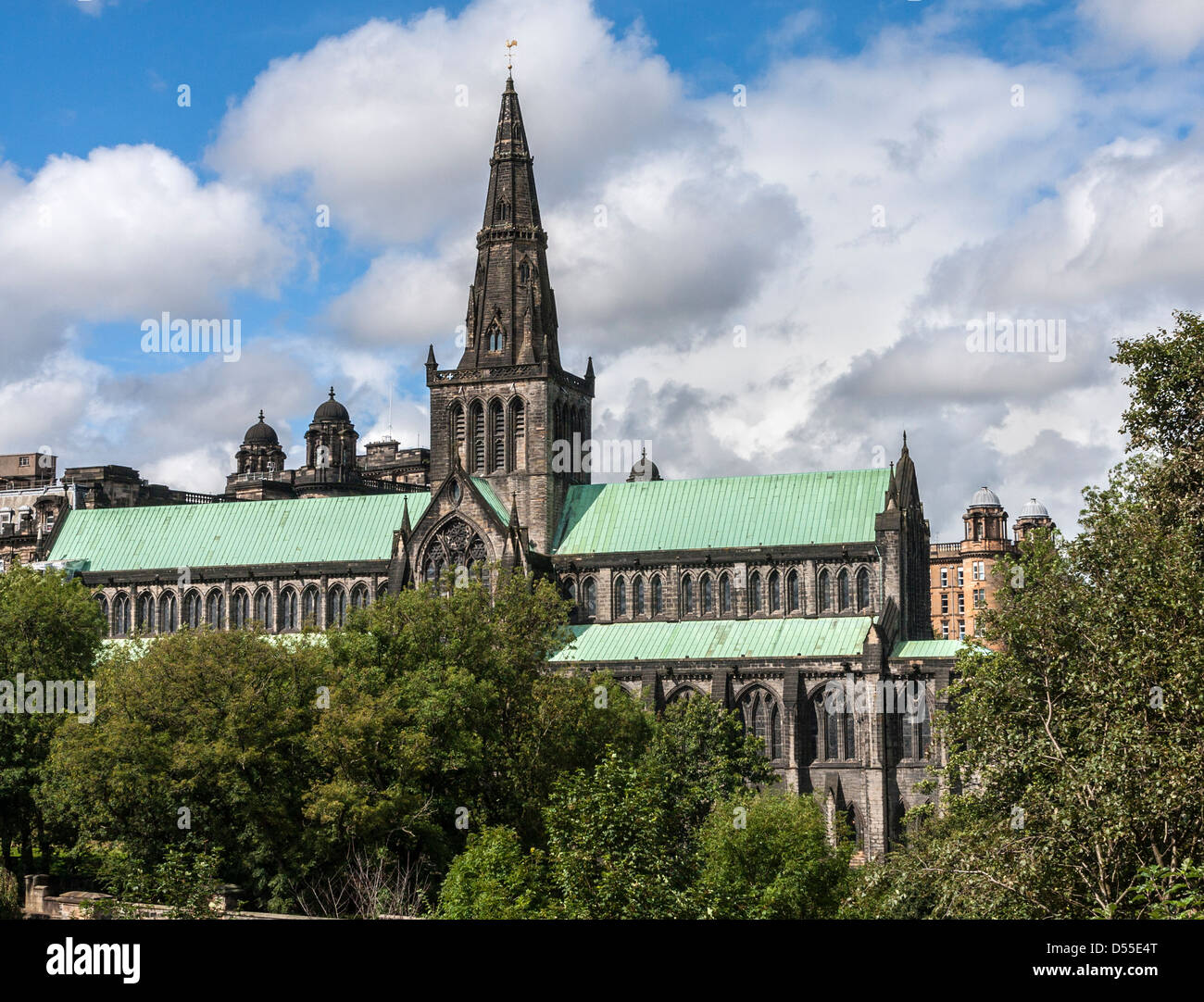Glasgow Cathedral, Scotland Stock Photo