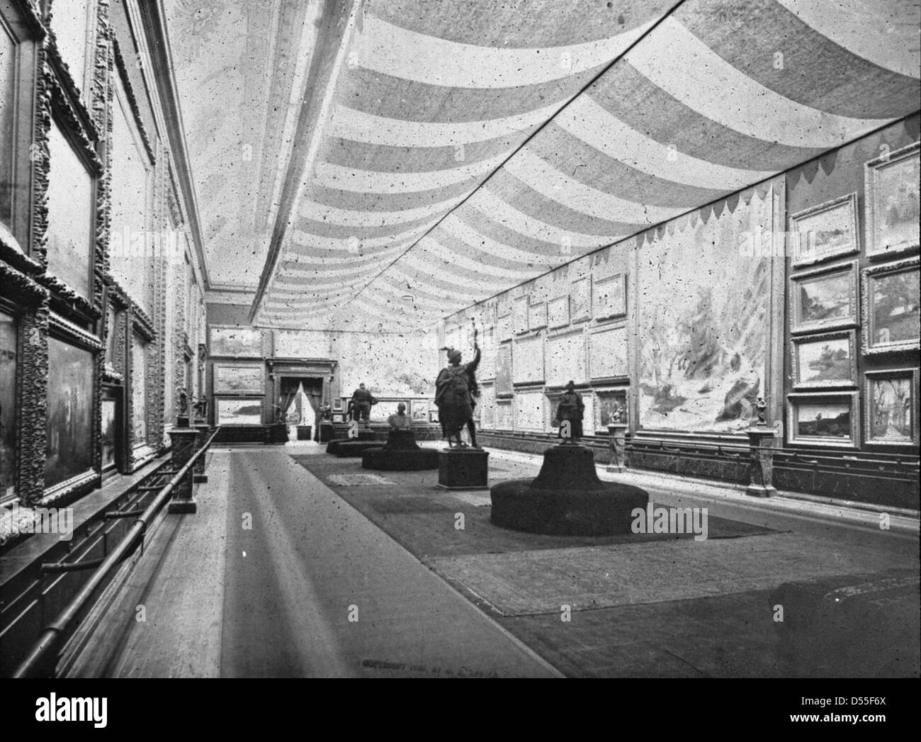 This image shows the Gallery of Painting at the 1893 World's Columbian