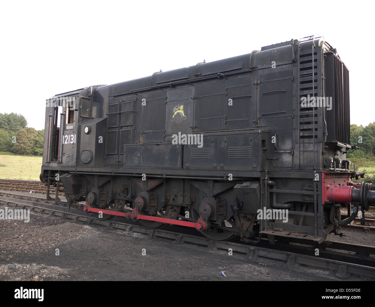 Vintage diesel locomotive number 12131 on the North Norfolk railway Stock Photo