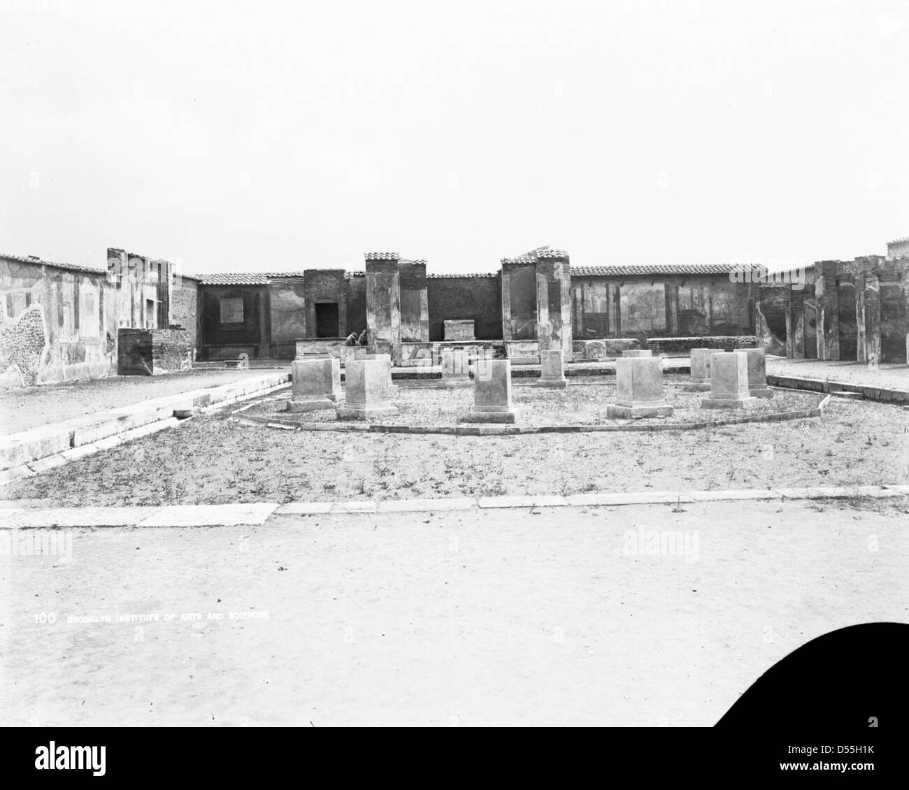Brooklyn museum goodyear pompeii architecture bm hires stock