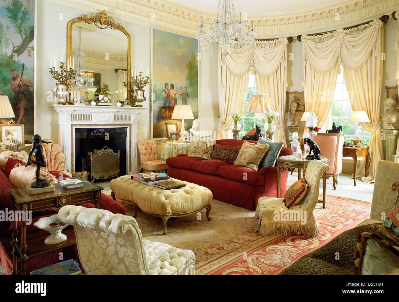 Drawing room country house hires stock photography and images Alamy