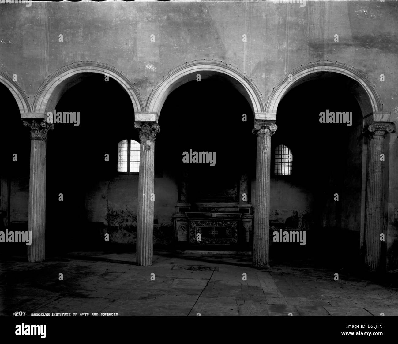 A photograph of the S. Giorgio in Velabro church in Rome, Italy, taken ...