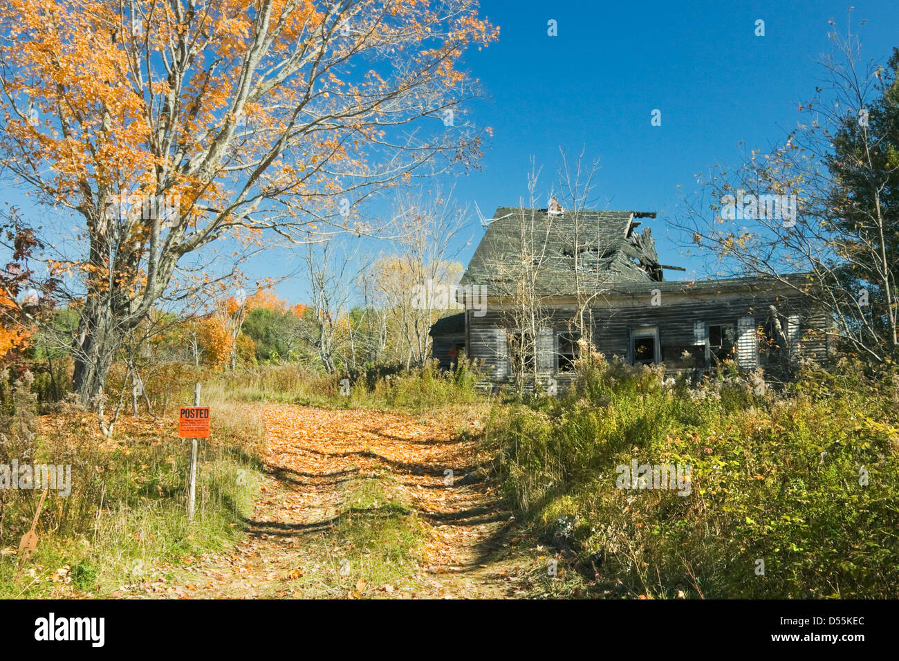 Abandoned house maine hires stock photography and images Alamy