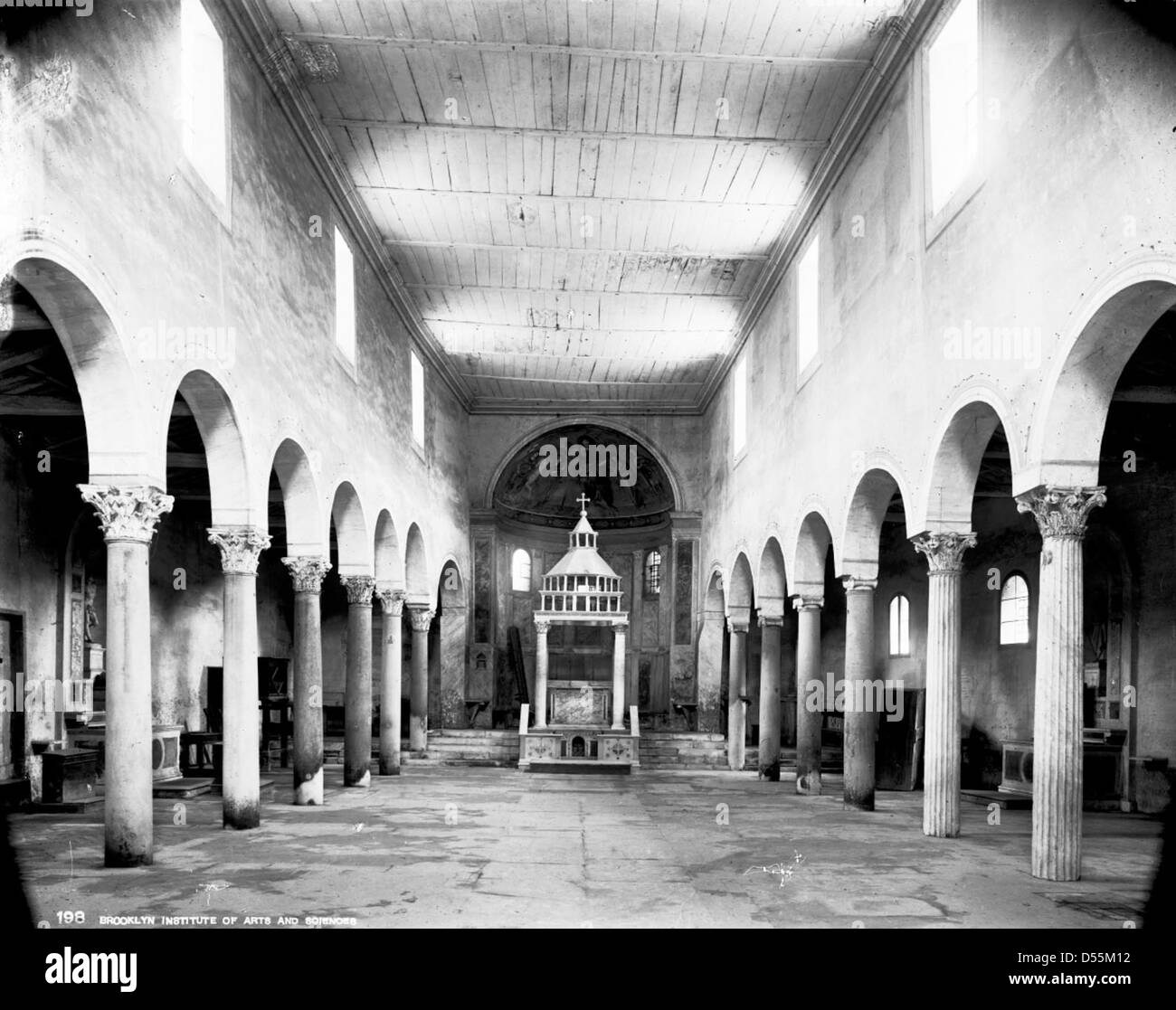 A photograph of the S. Giorgio in Velabro church in Rome, Italy, taken ...