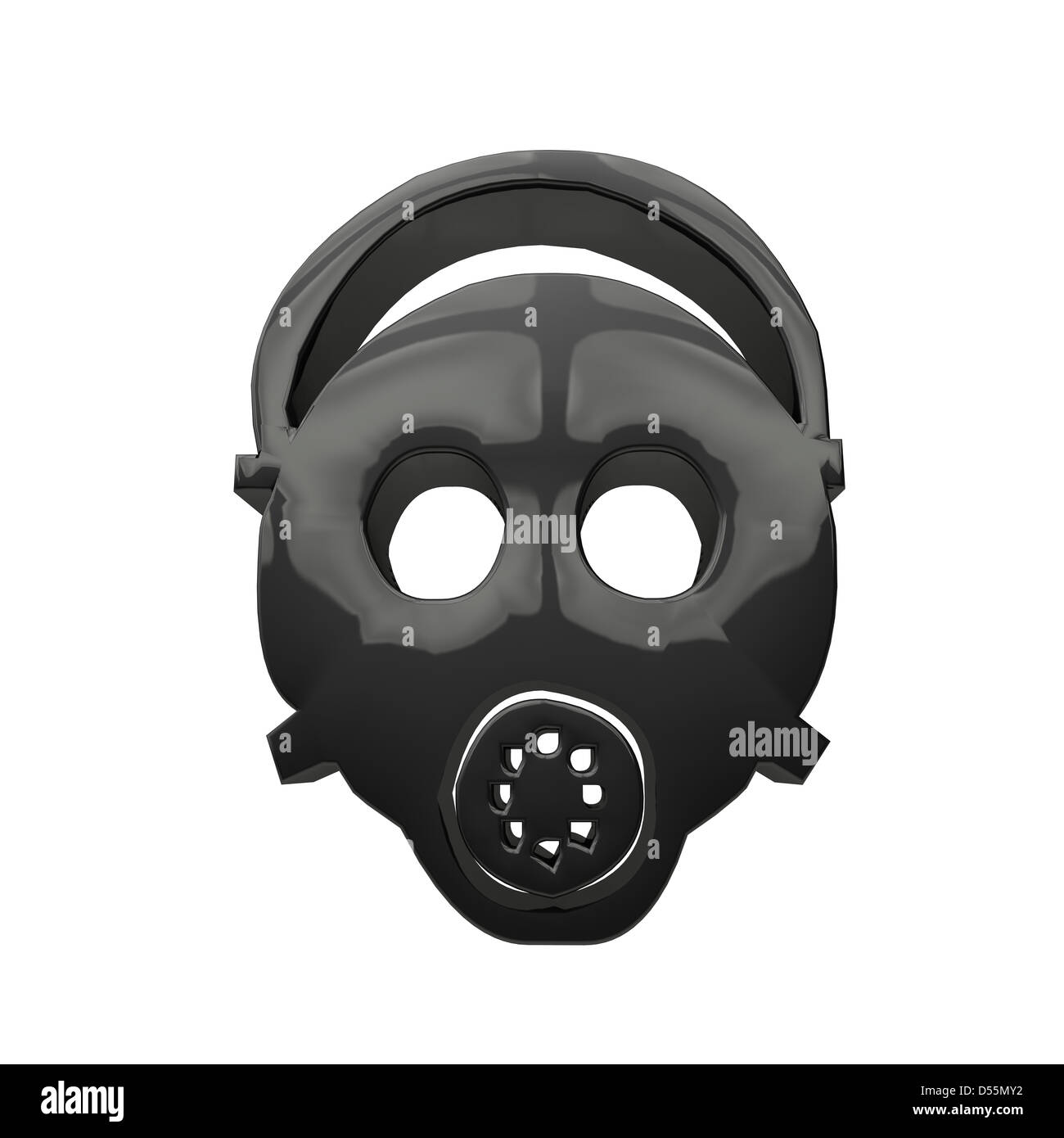 Gas mask icon shows the security on one of the most dangerous attacks