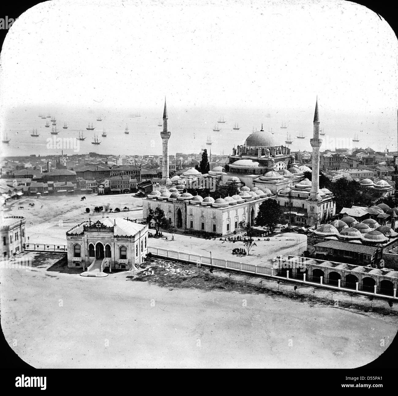 Mosque of Bayezid II, Istanbul, Turkey, 1903. Stock Photo
