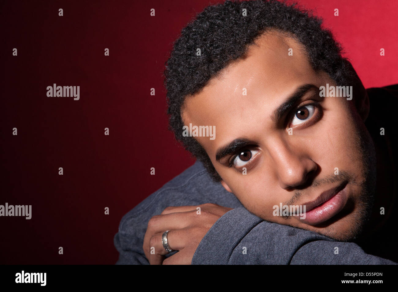 A Headshot Of An Adult African American Male Stock Photo 54831777