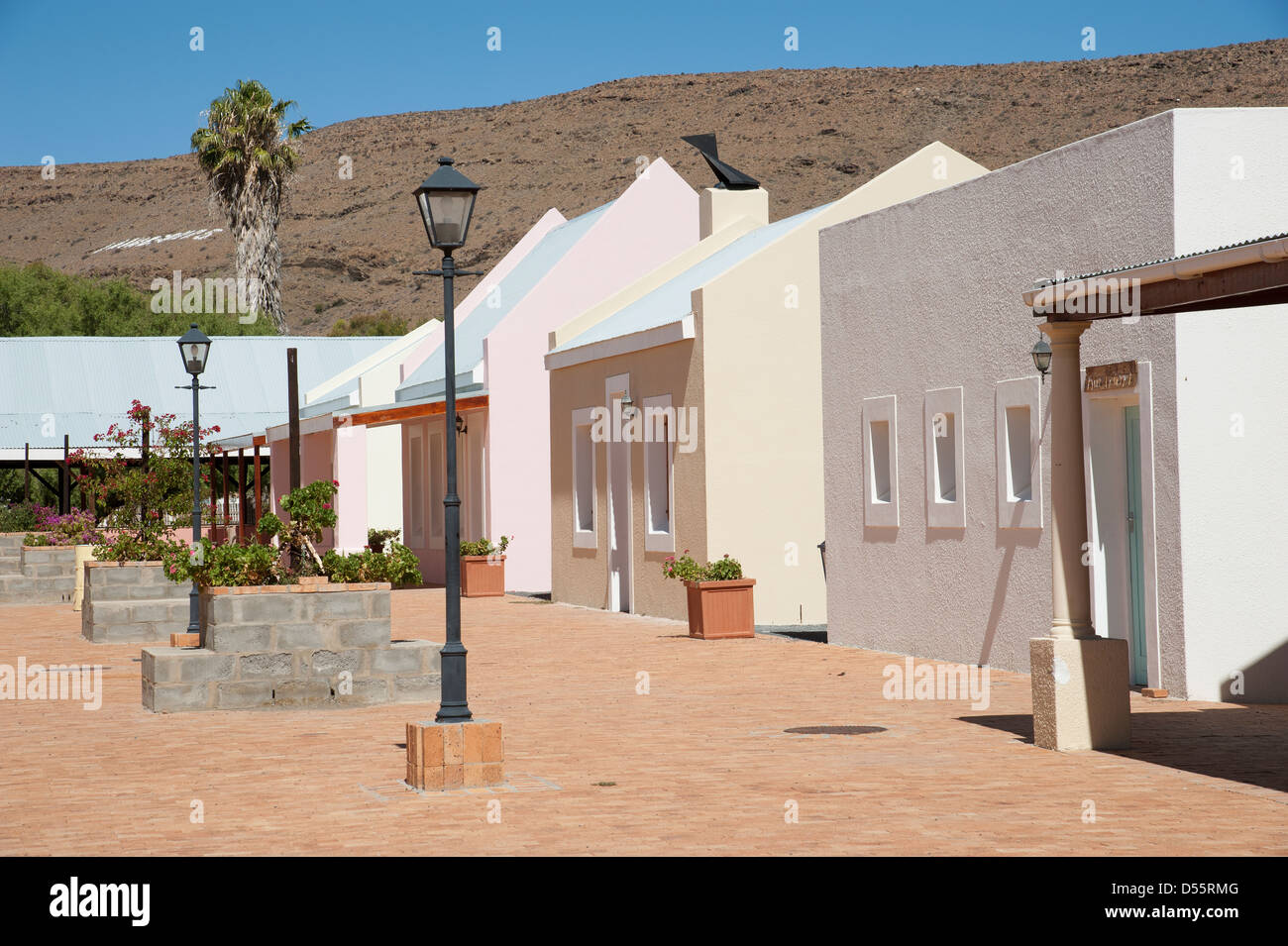 Housing in Laingsburg in the Karoo region of South Africa new build homes Stock Photo Alamy