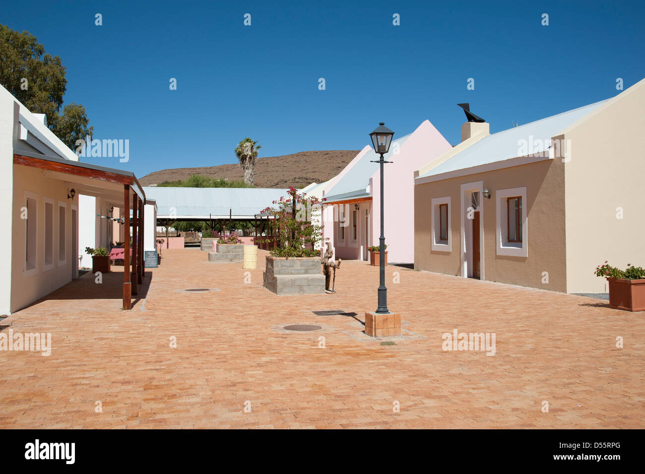 Housing in Laingsburg in the Karoo region of South Africa new build homes Stock Photo Alamy