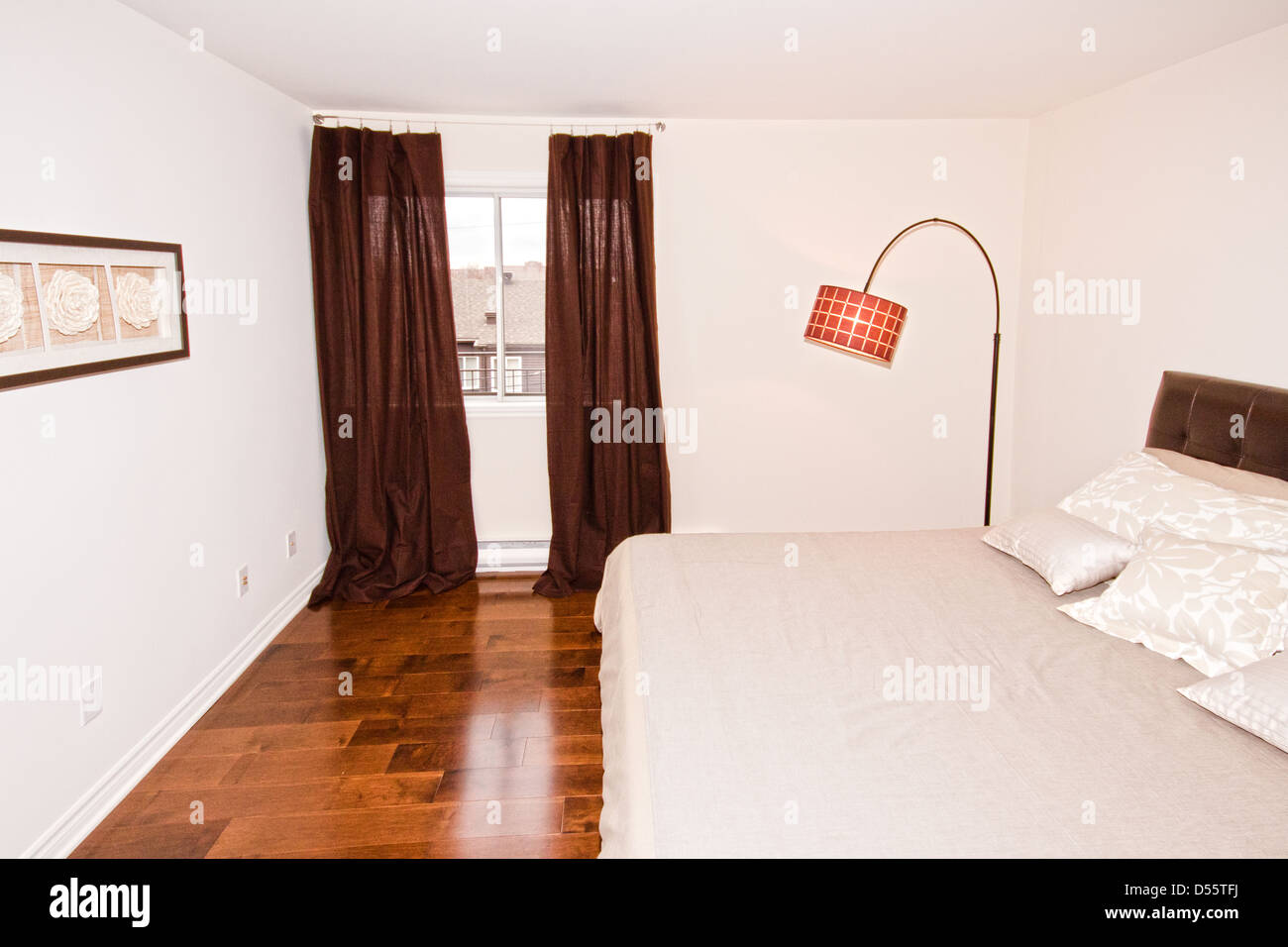Master Bedroom with king bed Stock Photo Alamy