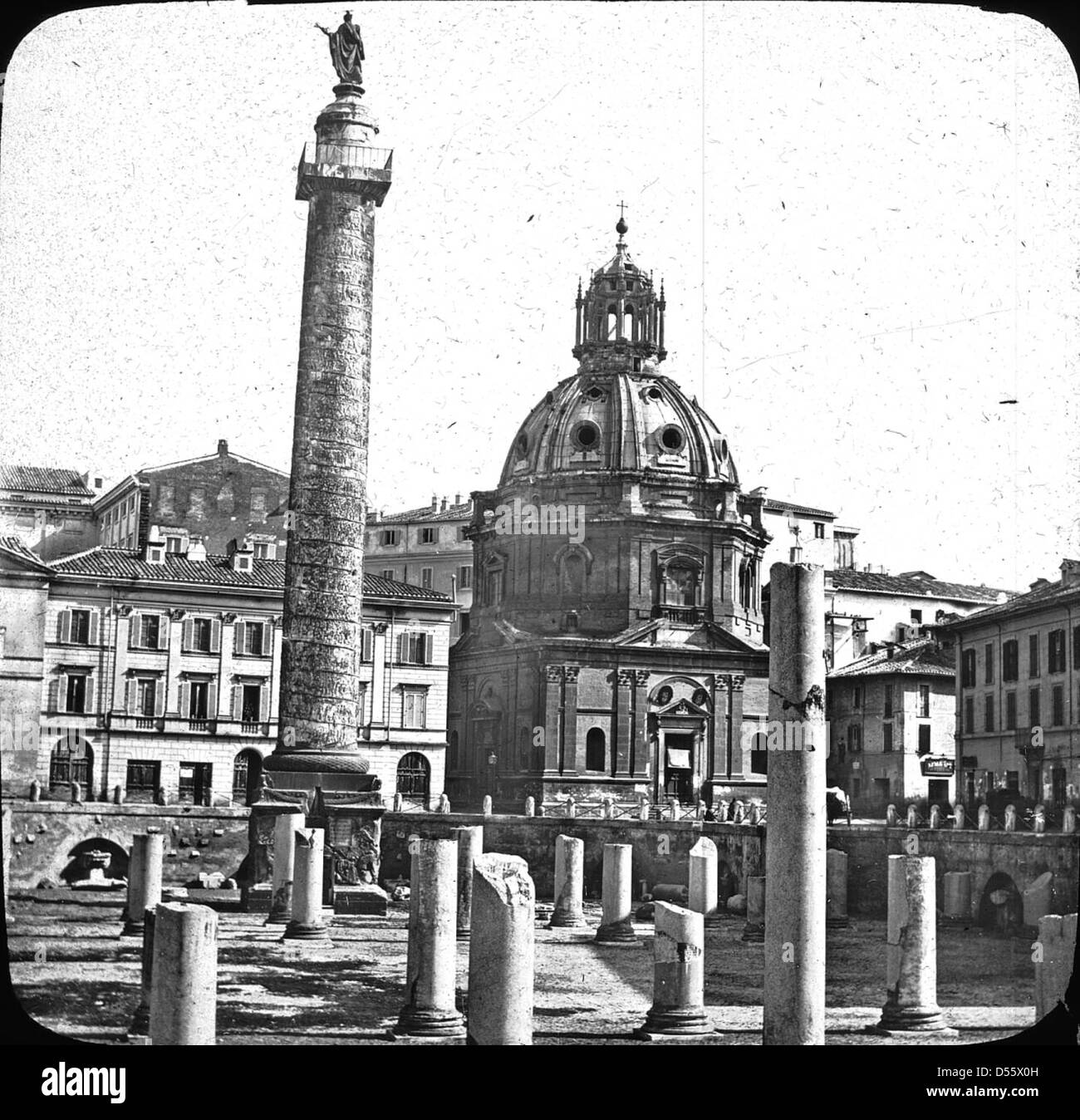 Column of trajan Black and White Stock Photos & Images - Alamy