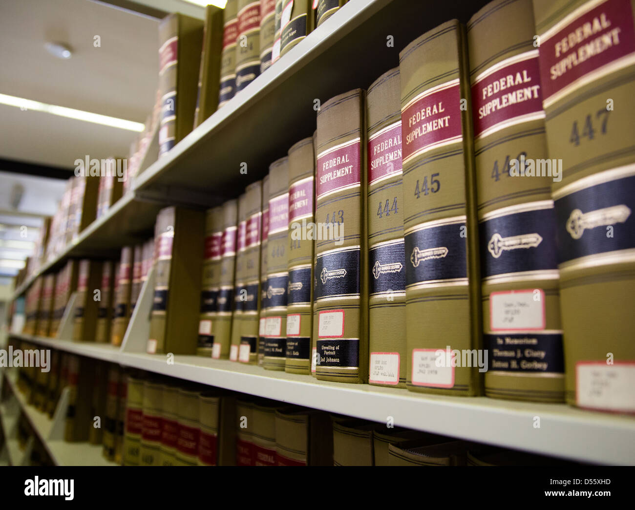 Old government texts on the shelves of the Boston Public Library