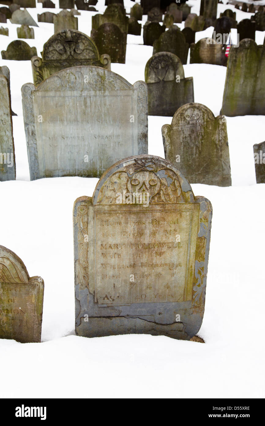 Founding Fathers in the Granary Burying Ground in Boston