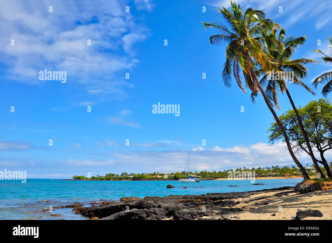 Beautiful Beach Resort Stock Photo - Alamy