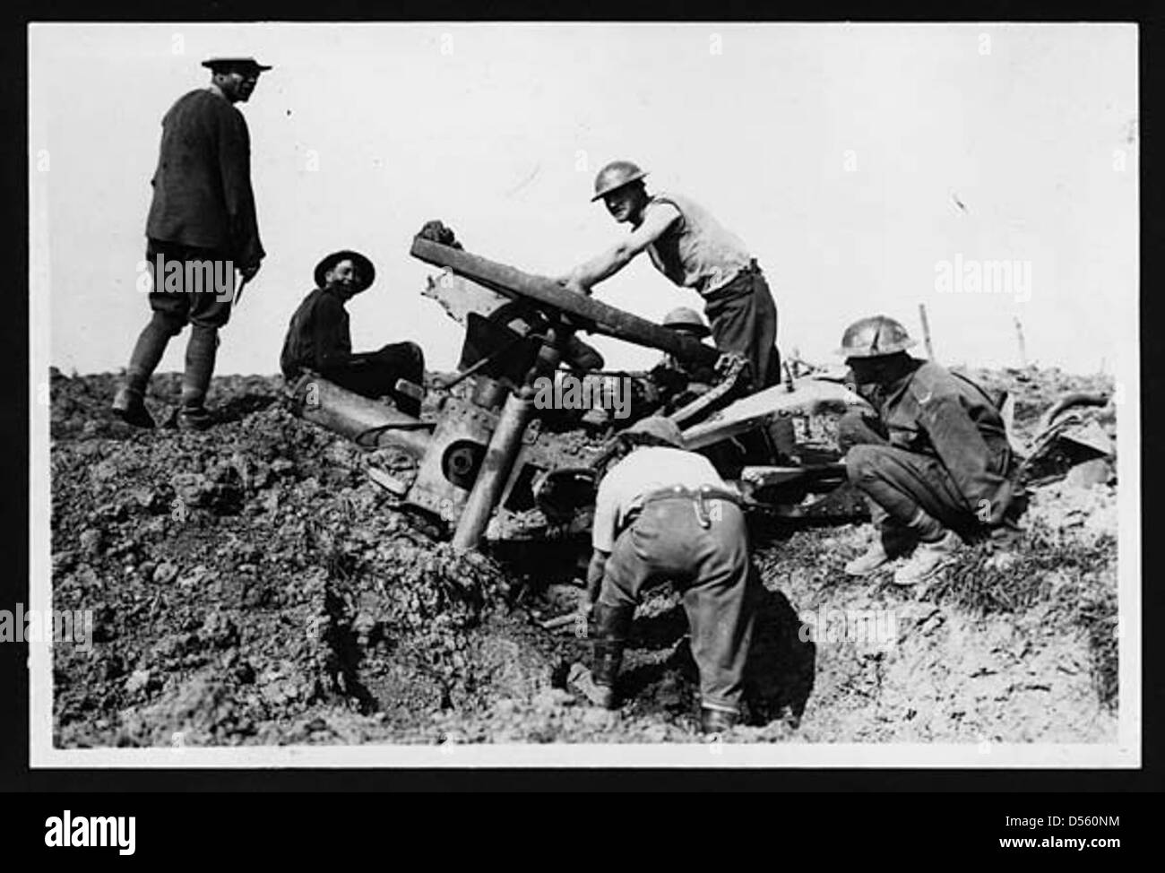 British artillery piece during Black and White Stock Photos & Images ...