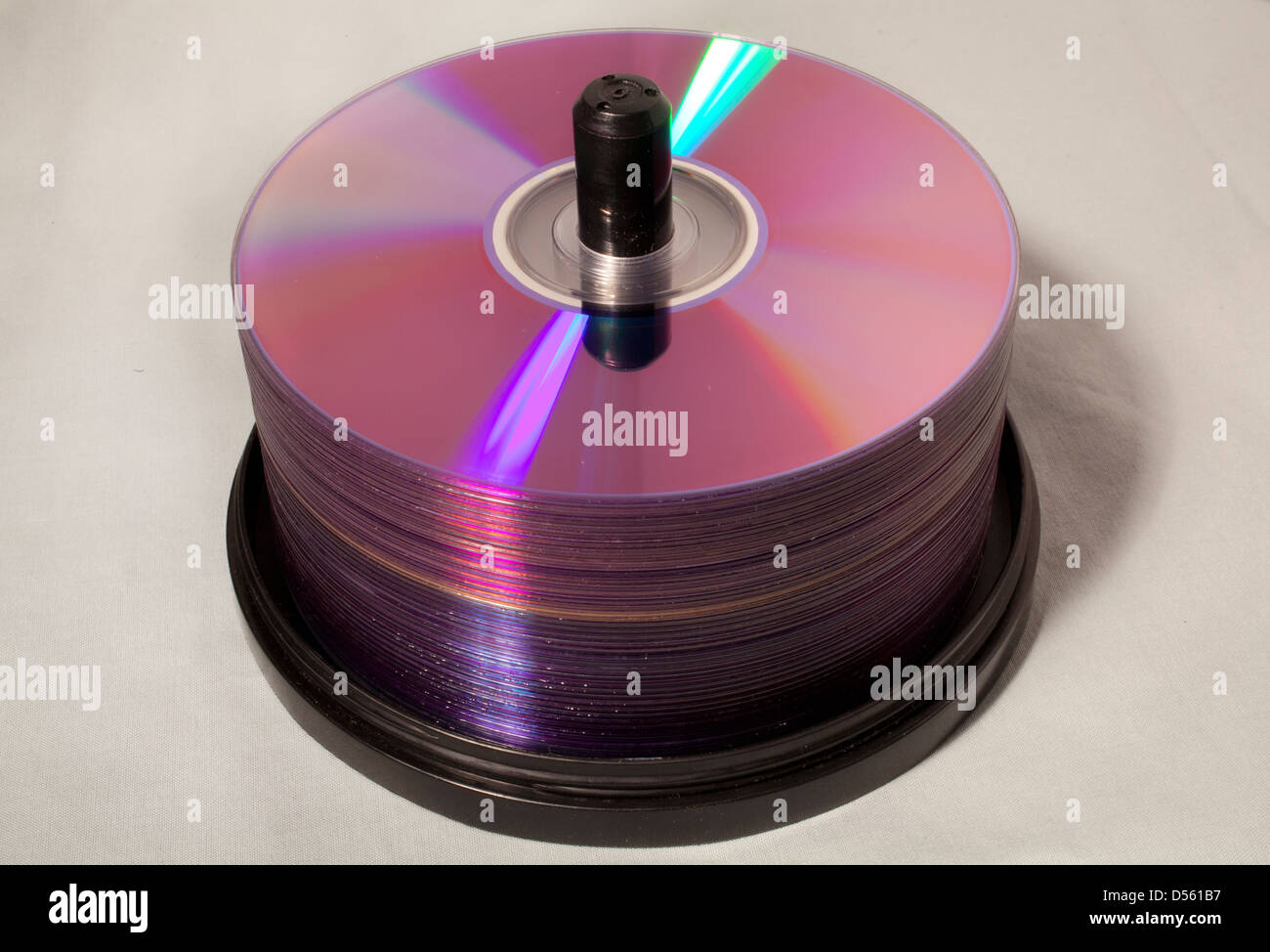 A stack of compact discs Stock Photo Alamy