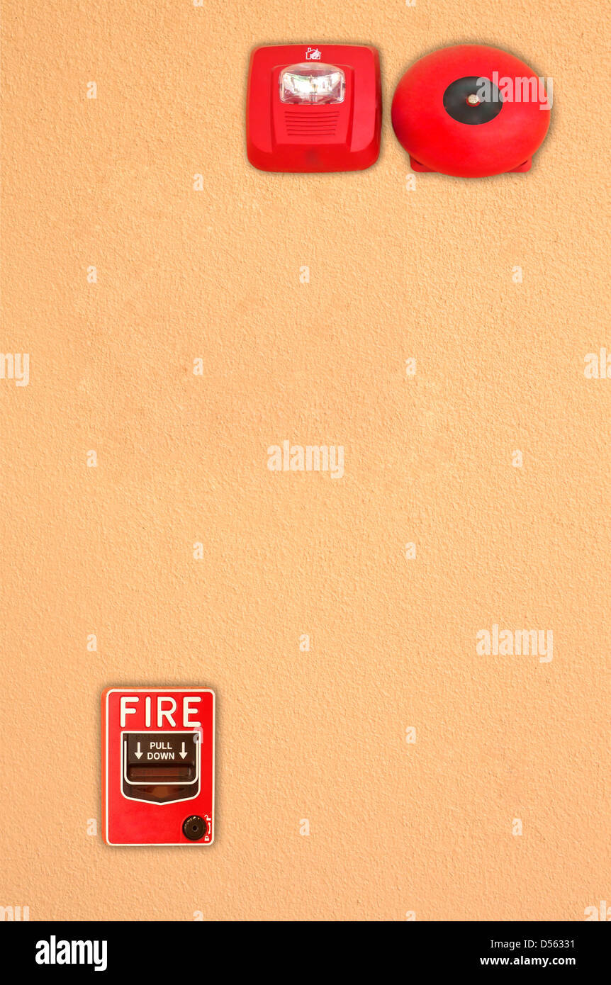 fire break glass Fire alarm in the alarm Stock Photo Alamy
