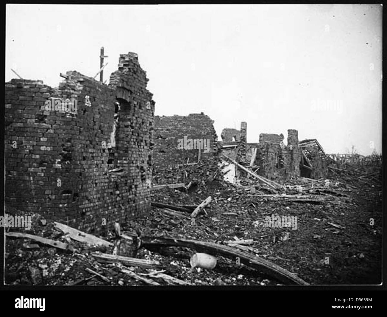 Exposed trench Black and White Stock Photos & Images - Alamy