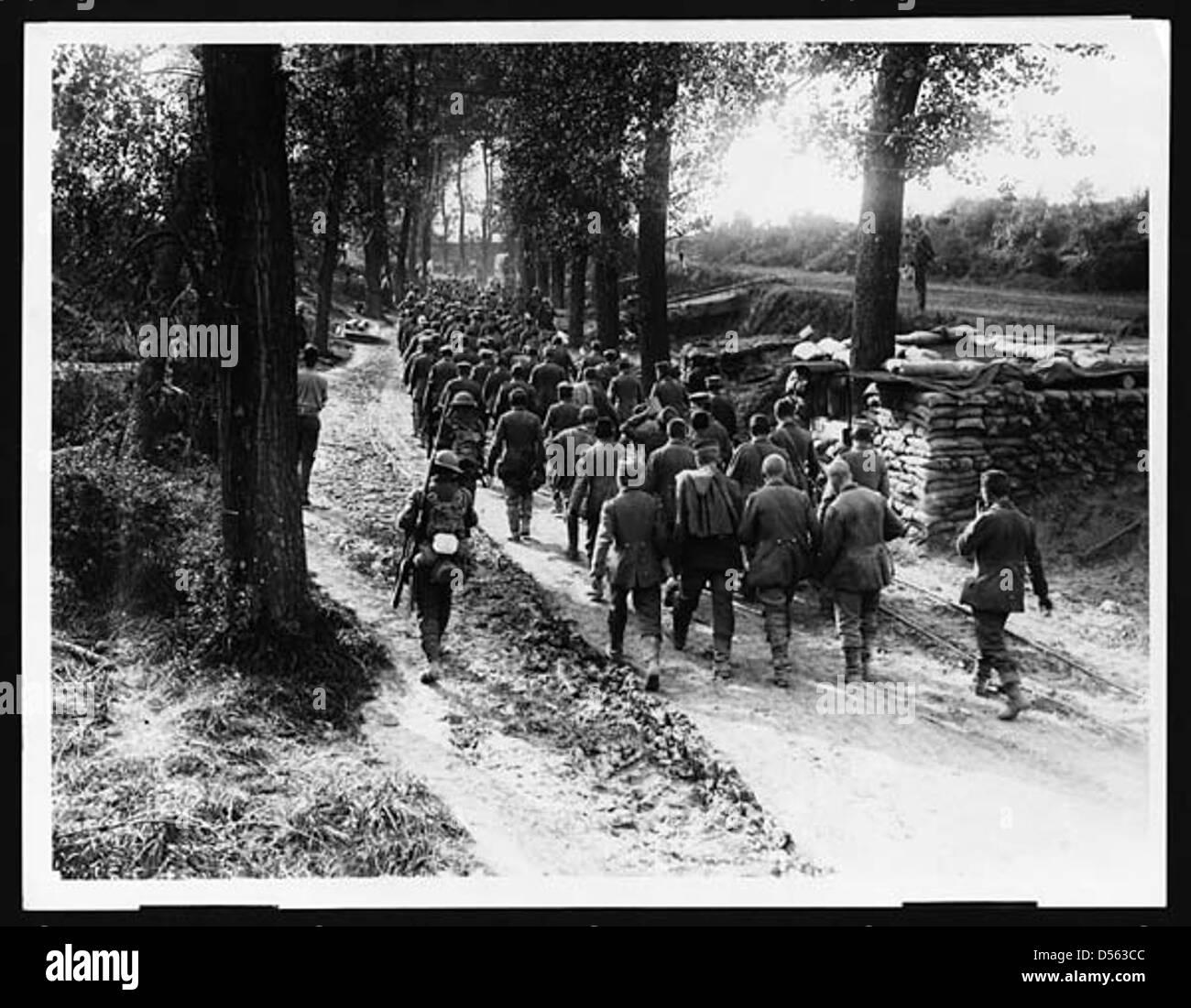 Prisoners coming in from Thiepval Stock Photo