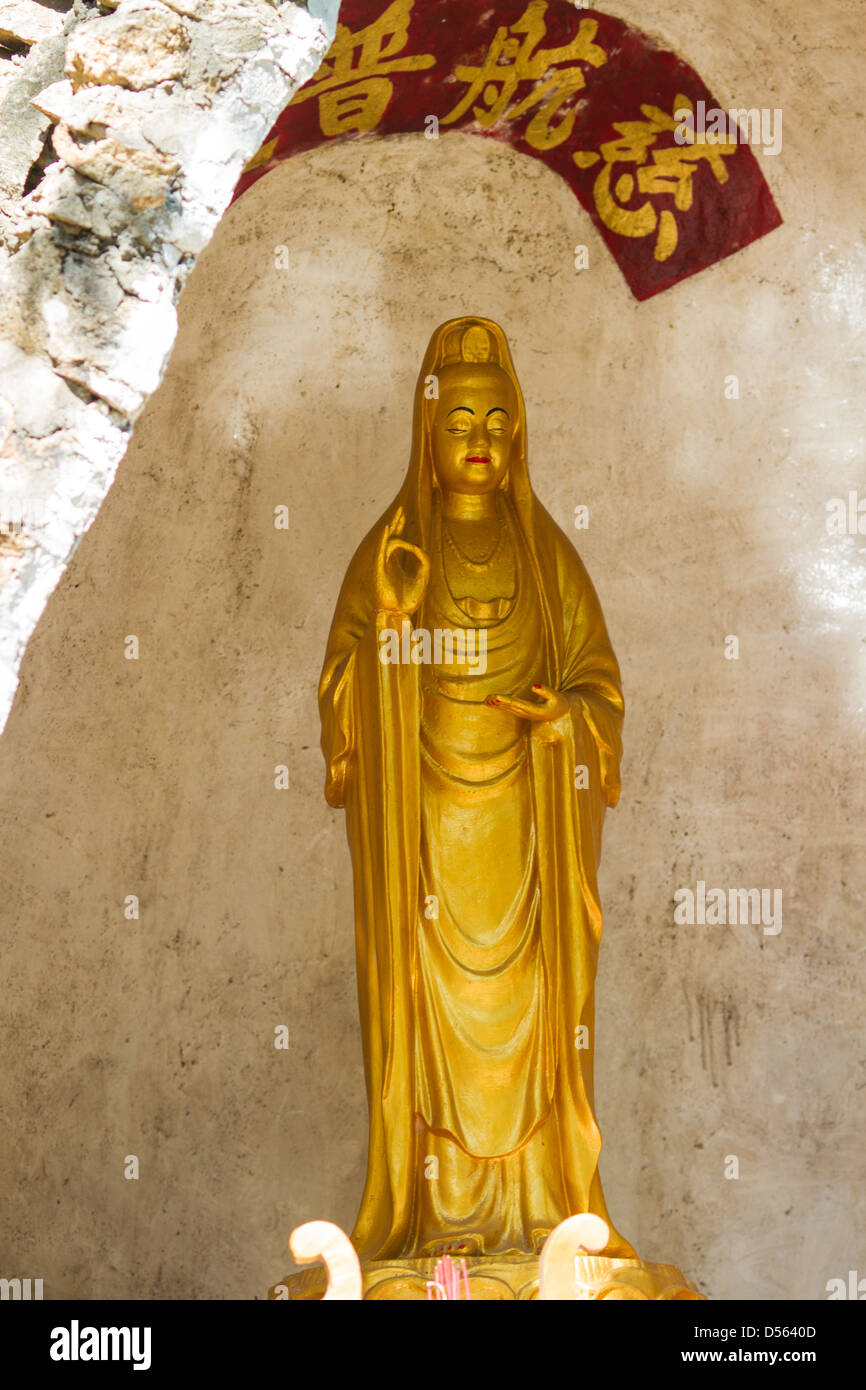 Guanyin, the goddess of mercy. Stock Photo
