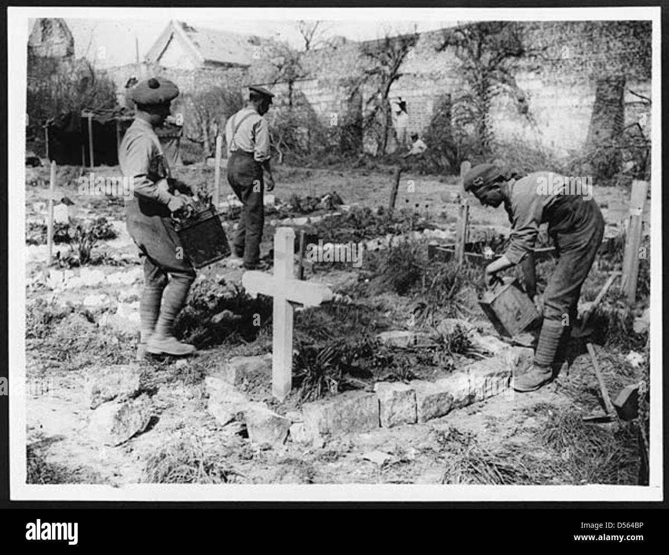 First world war soldiers and flowers hi-res stock photography and ...