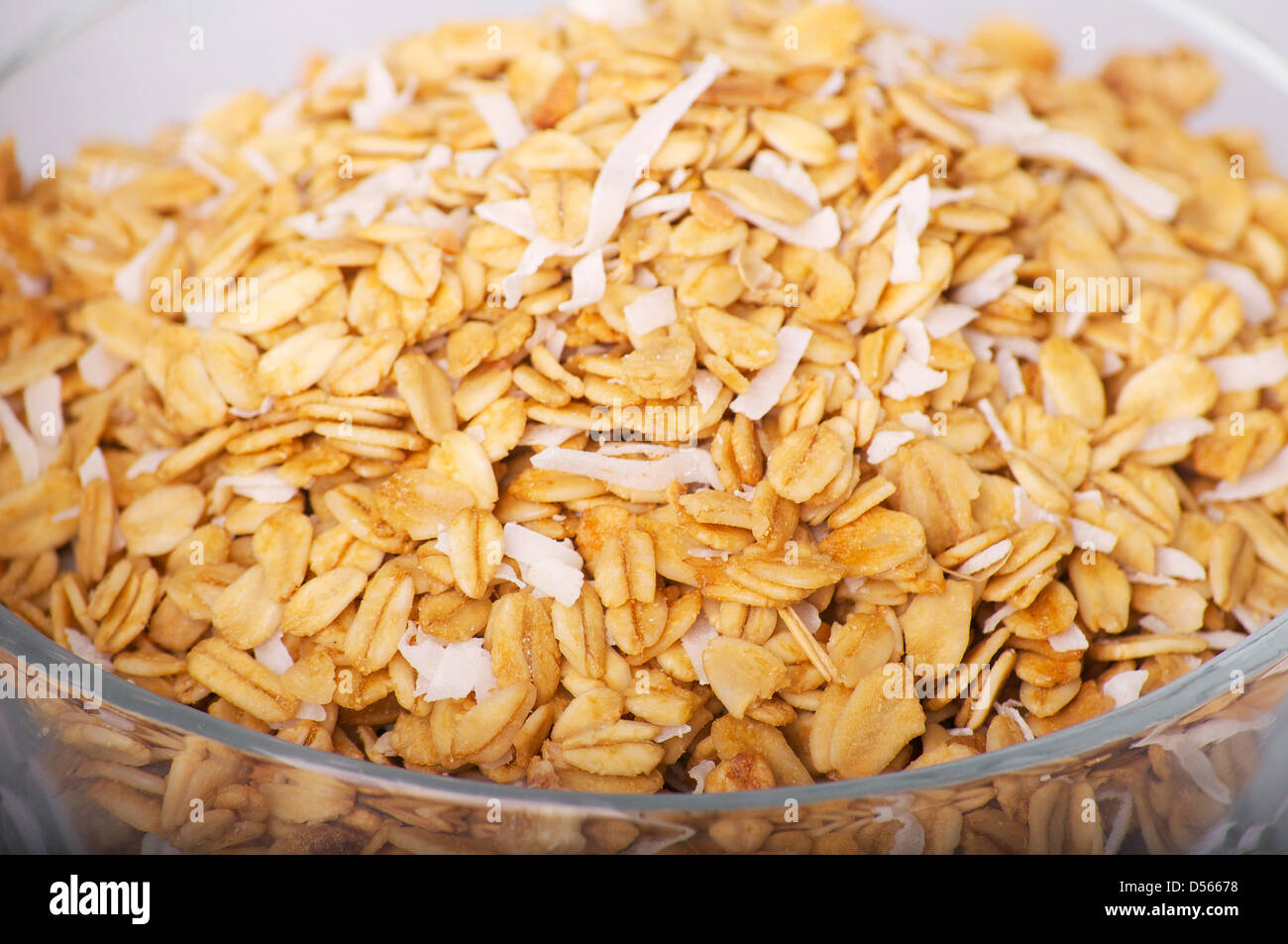 bowl of oats healthy eating Stock Photo Alamy