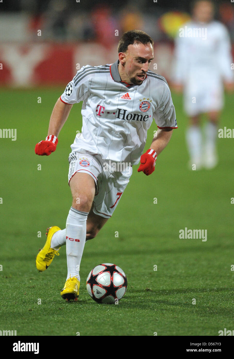 Soccer Riberry Bayern's Franck Ribery shown in action during the Champions League ...