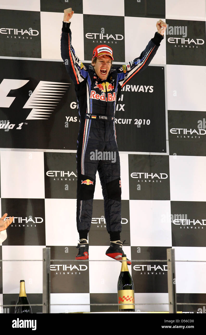 Seb Vettel 2010 Sebastian vettel abu dhabi 2010 hi-res stock photography and images - Alamy